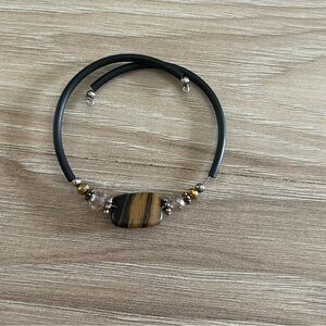 Elegant Tigers Eye Beaded Bracelet